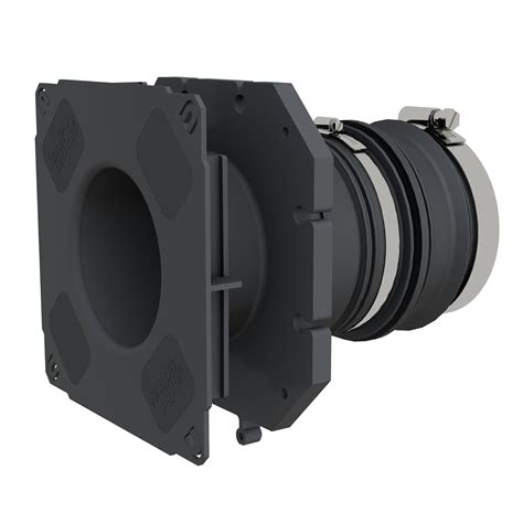 Wall sleeve with foldable rubber sleeve - BWS KMA - for setting in ...