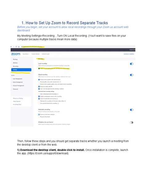 Zoom Recording Tutorial 的图像结果
