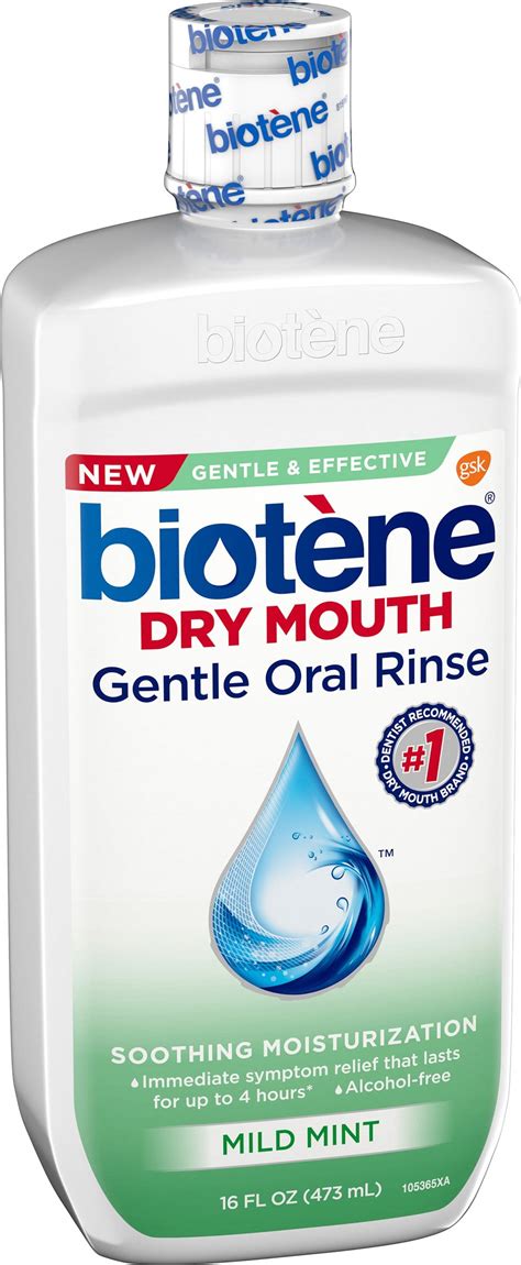 Biotene Dry Mouth Moisturizing Wash, Mild Mint 16 oz (Pack of 2), Gentle Oral Rinse - Walmart.com