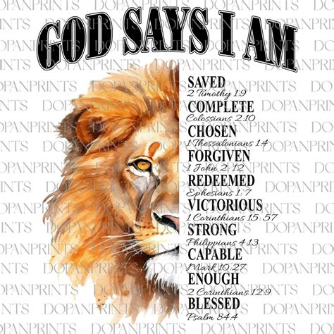 God Says I Am Png, Christian Dad Png, Religious for Man Png, Best Dad ...
