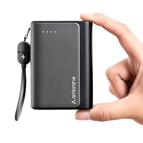 Ambrane 20000mAh 35W Fast Charging Small Pocket Size Powerbank, Hanging ...