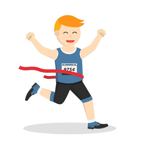 Marathon Runner Clipart