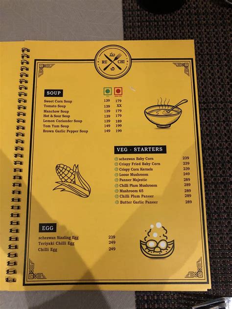 Menu at Ruchi Suchi Best Restaurant in Tadepalli, Vijayawada