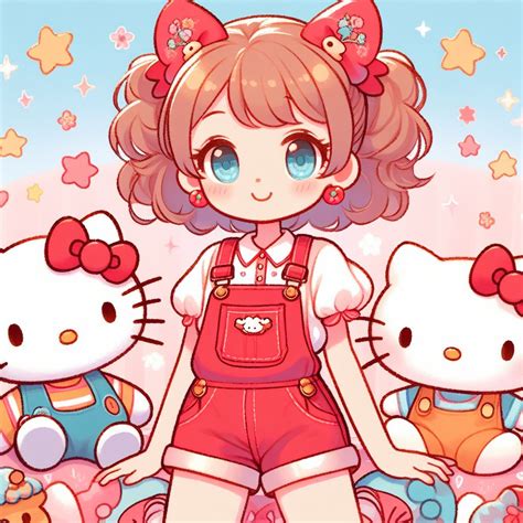 Hello Kitty Anime Girl Cute (AI Images) by Kittykun123 on DeviantArt