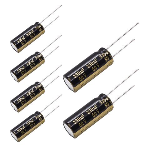 Replacement for 6 pcs Panasonic FM Series Capacitors 50V 330uf Low ESR ...