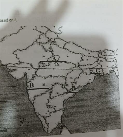 VI. Observe the map and answer the questions based on it a) Examine the ...