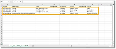 Correct a failed bulk device edit in AccessMyLAN - Asecare