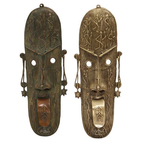 Brass Tribal Mask – RANI ARTS & TEAK