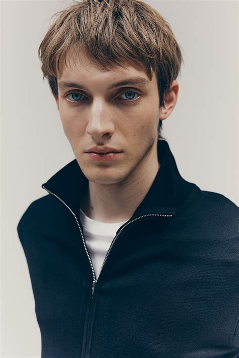 Slim Fit Zip Up Cardigan - Black - Men | H&M AU