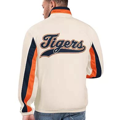 Men's Starter Cream Detroit Tigers Rebound Cooperstown Collection Full ...