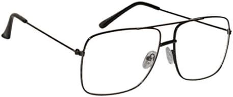Buy Peter Jones Black Square Unisex Optical Frame (Black, Medium) at ...