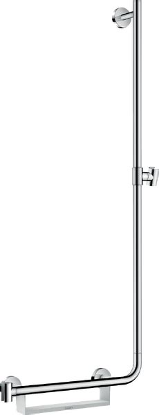 hansgrohe Wallbars: Unica, Shower bar S Puro 65 cm with Isiflex shower ...