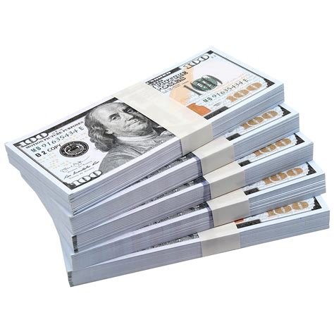 200pcs Realistic Play Money - Double-Sided Prop Money for Learning ...