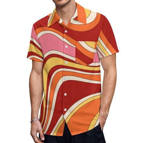 Vintage 70s Style Shirt Retro Shirt Men Hippie Shirt Men - Etsy