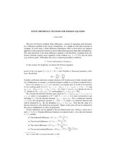 Image result for Poisson Finite Difference Method