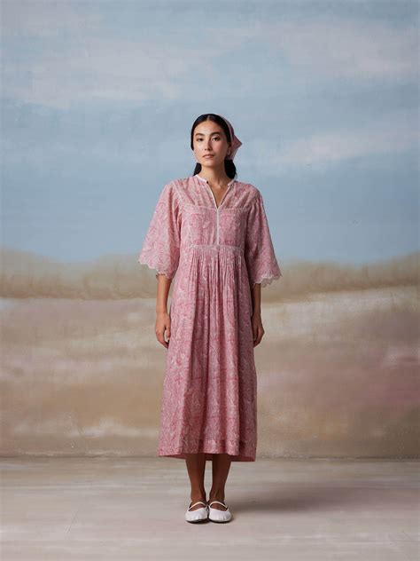 Terracotta Lace Midi Dress: Shop Elegant Lace Dresses