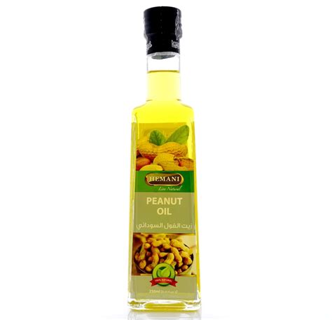 Hemani All-Natural, Cold Pressed Peanut Oil 250mL - High Smoke Point ...