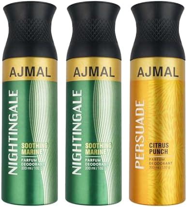 Ajmal 2 Nightingale and Persuade Deodorant Combo for Men & Women ...