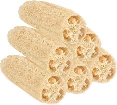 Amazon.com: Mifoci 6 Pcs Natural Loofah Sponge 12 Inch Luffa Bath Shower Sponge Large ...