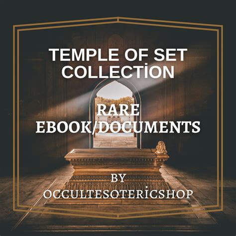 Temple of Set Collection, Temple of Set Ebooks, Ra Horus Apep Osiris ...