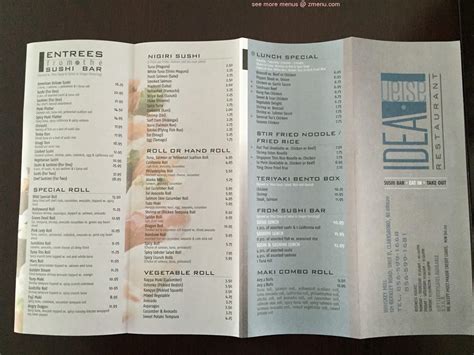 Online Menu of Idea Asian Restaurant Restaurant, Clarksboro, New Jersey ...