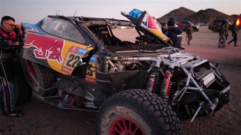 Dakar Rally champion Sainz pulls out after Baciuska wins marathon stage