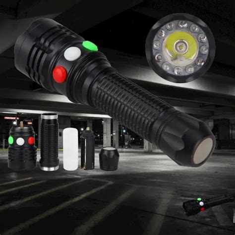 Tri Color LED Signal Torch Rechargeable Trader - Wholesaler ...
