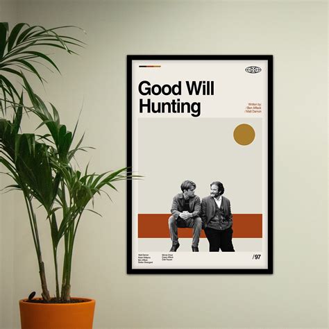 Good Will Hunting Poster Retro Poster Vintage Movie Poster - Etsy