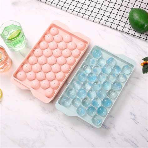 Silicone Ice Cube Mold Kitchen Diy Ball blue 売れ筋がひクリスマスプレゼント！