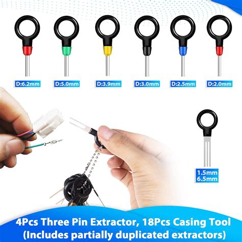 Buy Terminal Removal Tool Kit 139 Pcs Depinning Tool Electrical ...