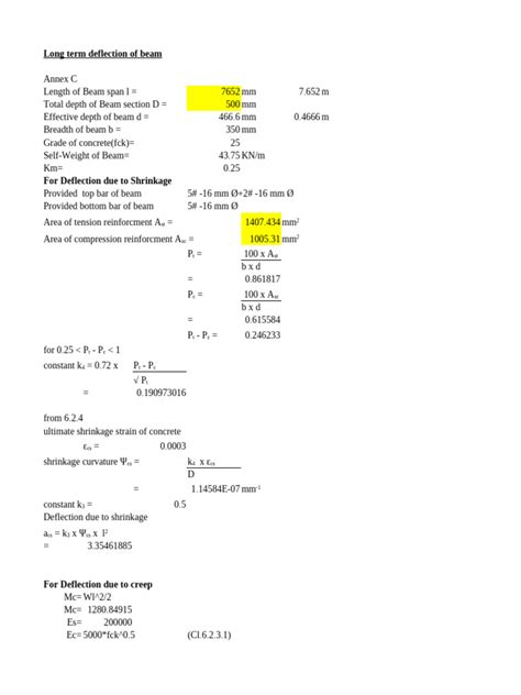 Image result for Prokon Deflection Check