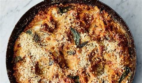 Jamie Oliver's Scruffy Aubergine Lasagne with Sweet Tomato  