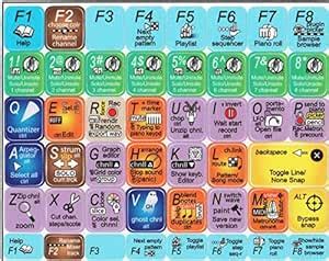 Online-Welcome Fl Studio Shortcut Sticker for Keyboard : Amazon.in ...