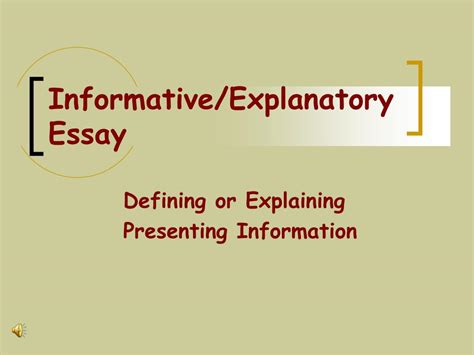 Informative/Explanatory Essay 的图像结果