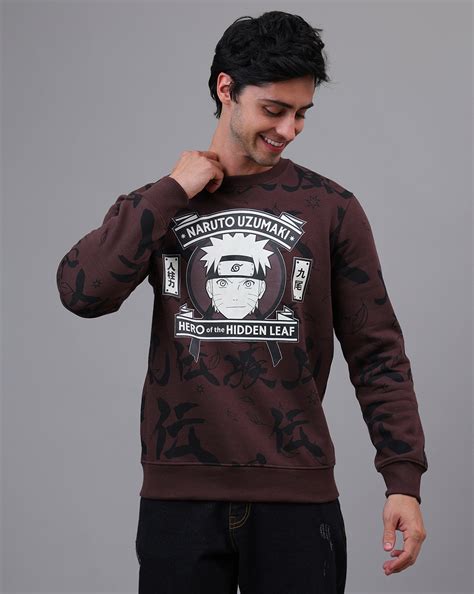 Naruto Printed Regular Fit Sweatshirt For Men – Free Authority
