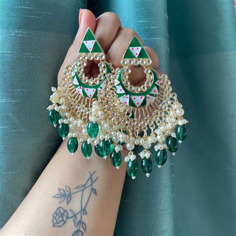 Meenakari Chandbalis ( 9 colors) | Jewels and Stones India