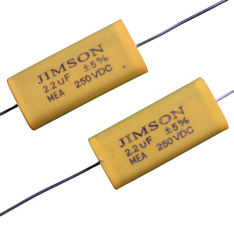2.2uf 250V MEA Capacitor for Speaker Crossover Network - Pack of 2 ...