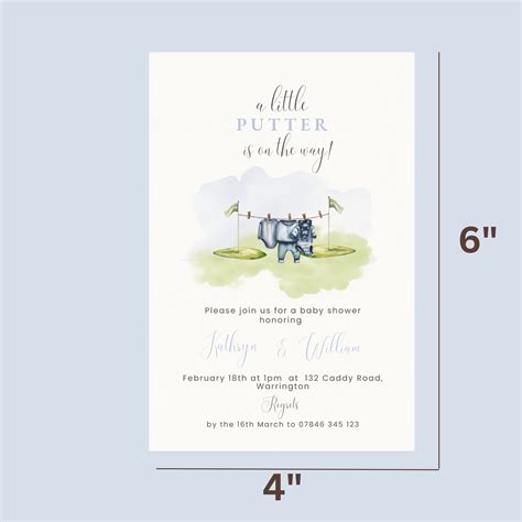 Couples Shower Invitation Golf Theme Boy Baby Shower Couples Shower ...