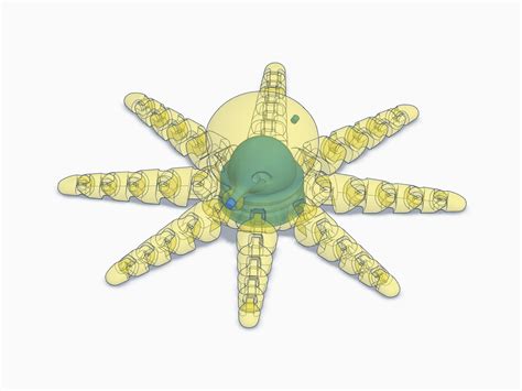 Cute Squirty Octopus by Geoff | Download free STL model | Printables.com