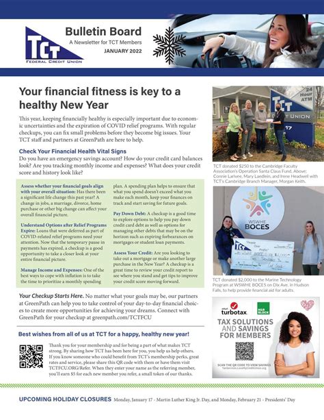 The Bulletin Board - A Newsletter for TCT Federal Credit Union Members ...