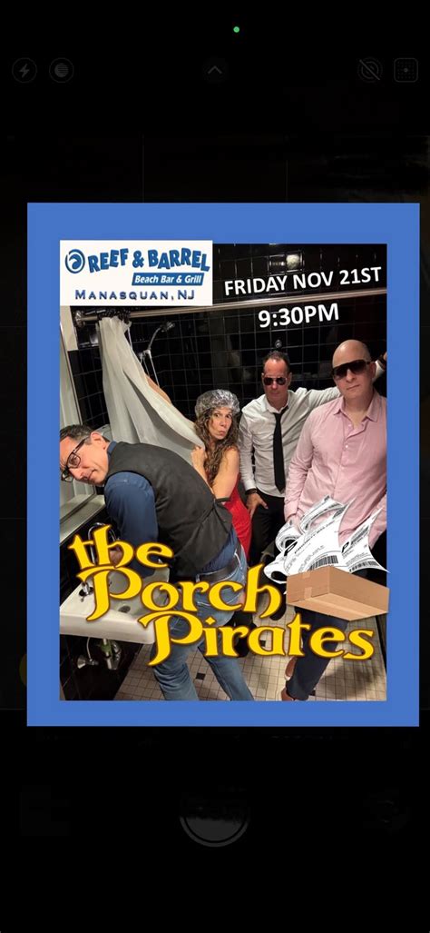The Porch Pirates at Reef and Barrel-Manasquan, Reef & Barrel, Sea Girt ...