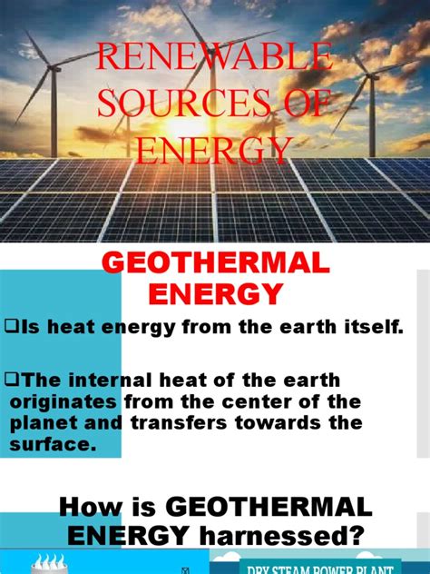 Sources of Energy | PDF