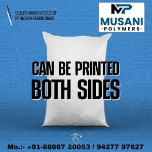 HDPE Woven 25 Kg Bags Manufacturer, Supplier from Rajkot