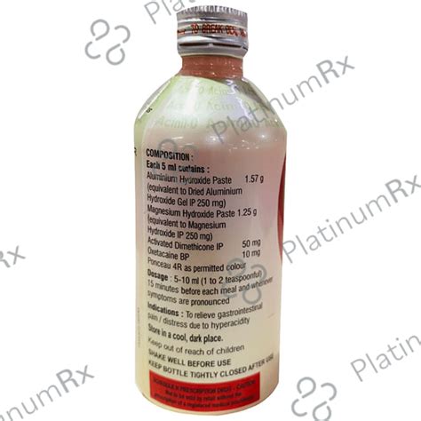 Acinil O Oral Suspension 200ml - Save 16% on Substitute Medicine