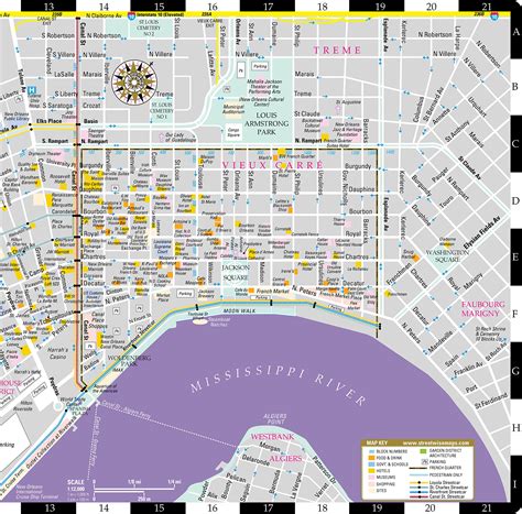 Printable New Orleans Map