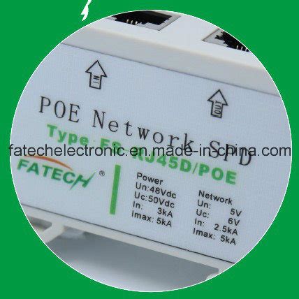 China RJ45 DIN Rail Poe Surge Protector - China Surge Protector, Poe ...
