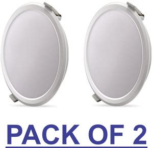 AP Source 8 watt Round Led panel Size 4 Inch Pack of 2 Recessed Ceiling ...