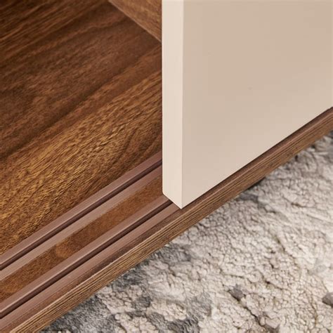 Buy Addison 24 Pair Shoe Cabinet with Cushion Seat - Walnut from Home ...