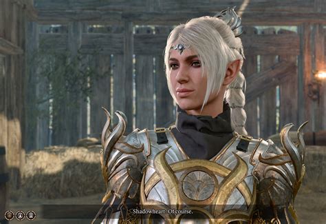Shadowheart - White Hair | Baldur's gate, Silver hair, White hair