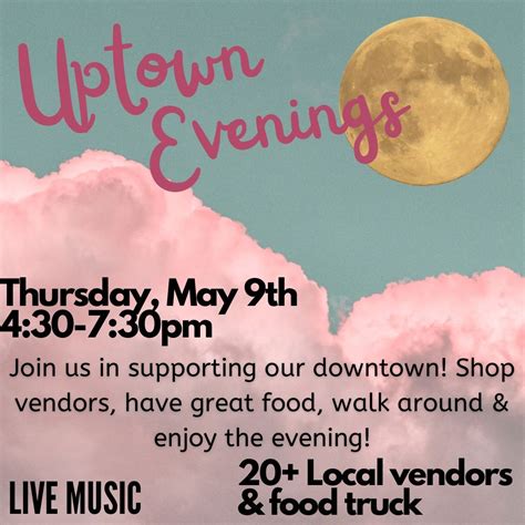 Uptown Evenings , 33021 W 83rd St, De Soto, KS, 9 May 2024 | AllEvents.in